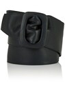 Wide leather tie belt thumbnail 1