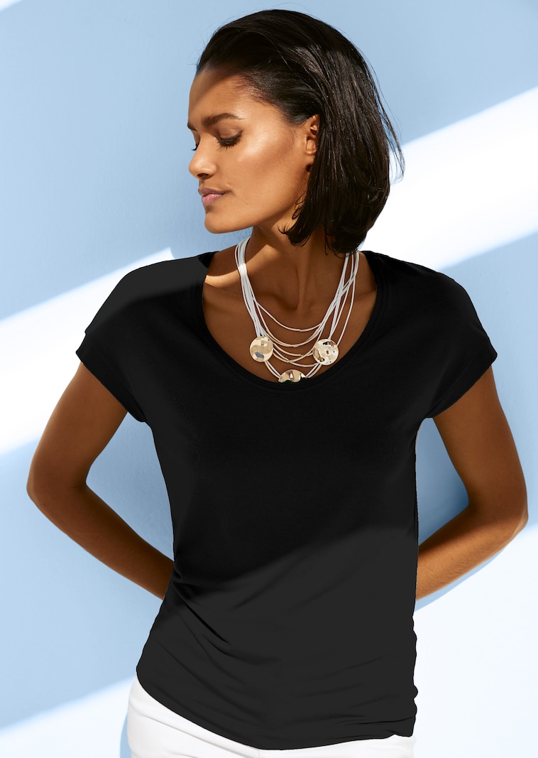 Shirt mit Rundhals-Ausschnitt