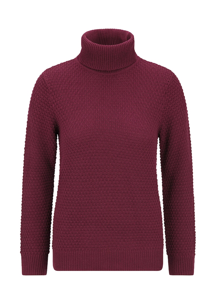 Warmer Strickpullover mit Rollkragen