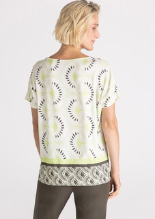 Jersey-Shirt mit breitem Rundhalsausschnitt thumbnail 3