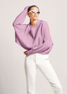 Kurzer Oversize-Pullover mit Kaschmir thumbnail 4