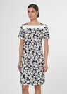 Sleepshirt mit Spitzeneinsatz und abstraktem Floralprint thumbnail 1