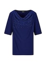 Shirt met watervalhals en glittersteentjes thumbnail 6