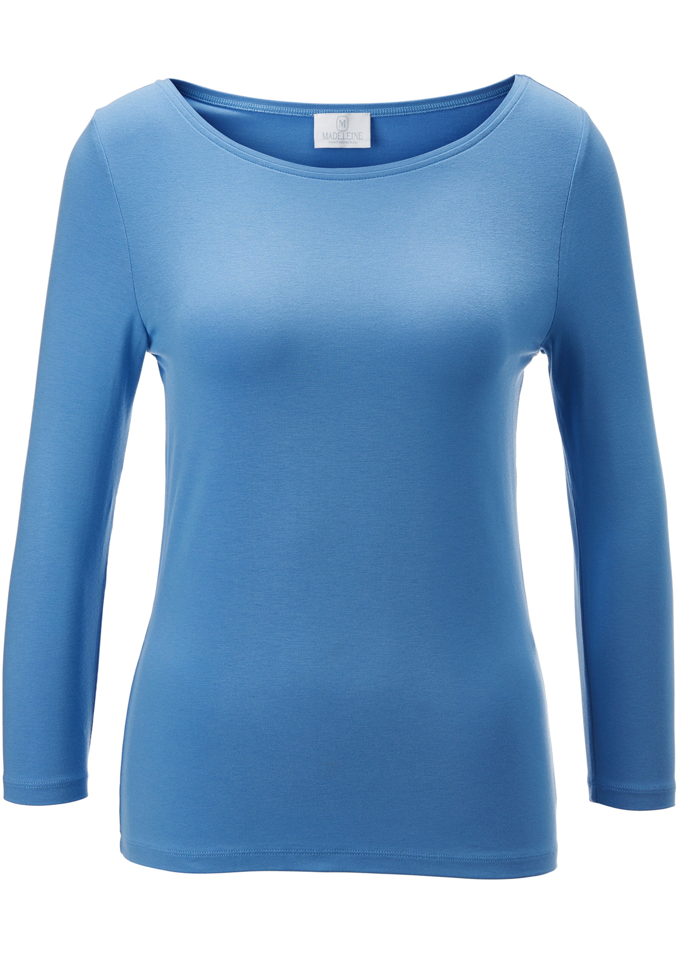 Shirt mit U-Boot-Ausschnitt