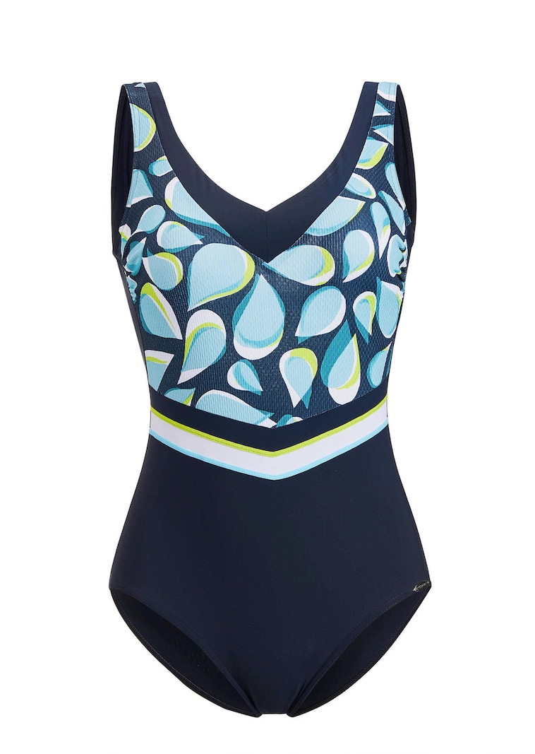 Badeanzug mit Halbcorsage