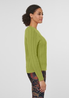 Strickpullover mit Zopfmuster thumbnail 4