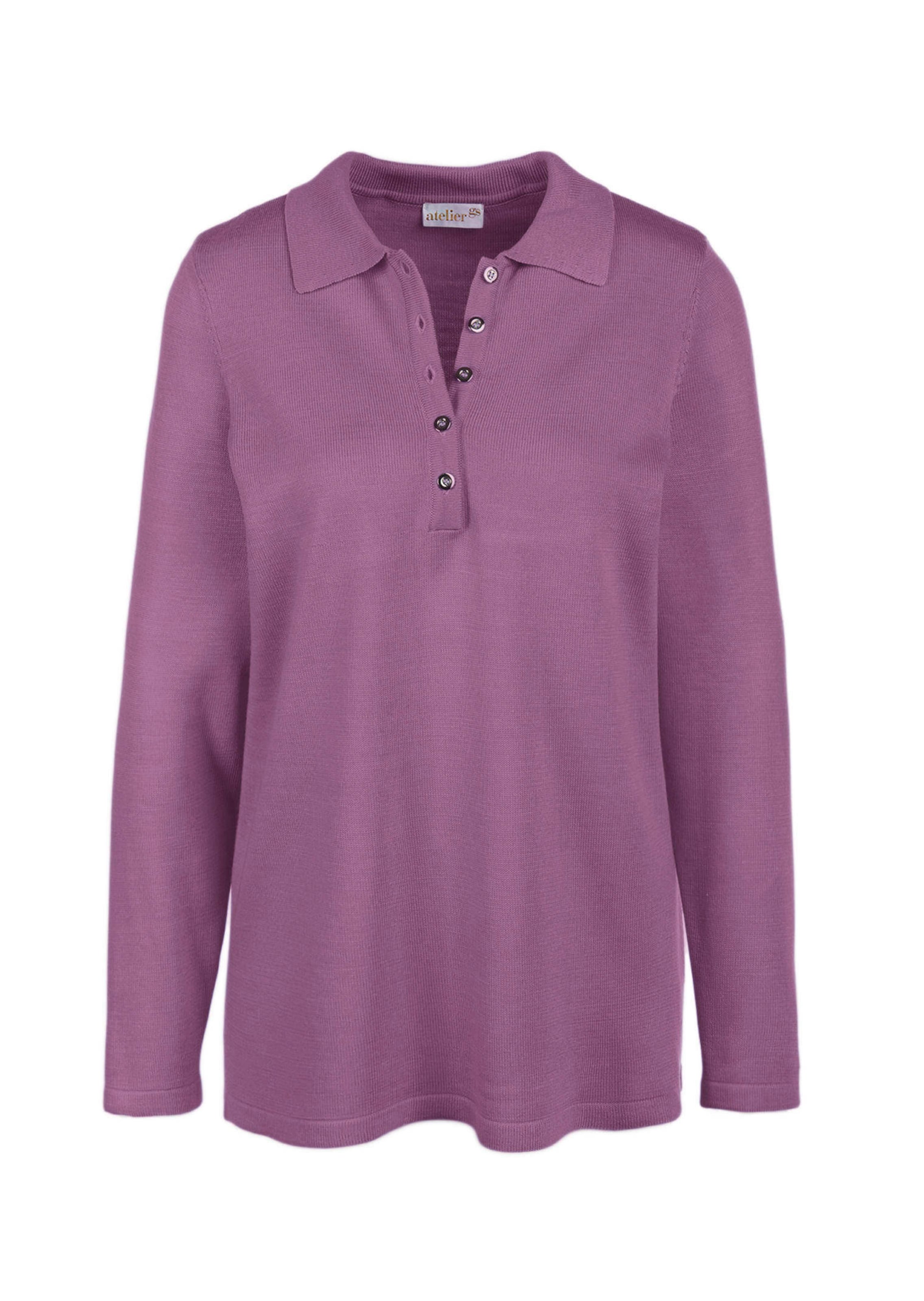 Unkomplizierter Pullover mit Polokragen