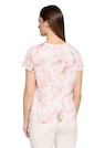 T-shirt structuré avec motif floral thumbnail 3