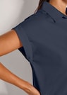 Kurzärmelige Bluse mit Seitenschlitzen thumbnail 5
