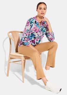 Gemusterte Freizeitjacke im Blouson-Schnitt thumbnail 3