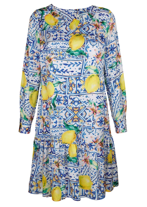Kleid in sommerlichen Dessin 4