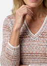 Pull en maille structurée, avec encolure en V thumbnail 5