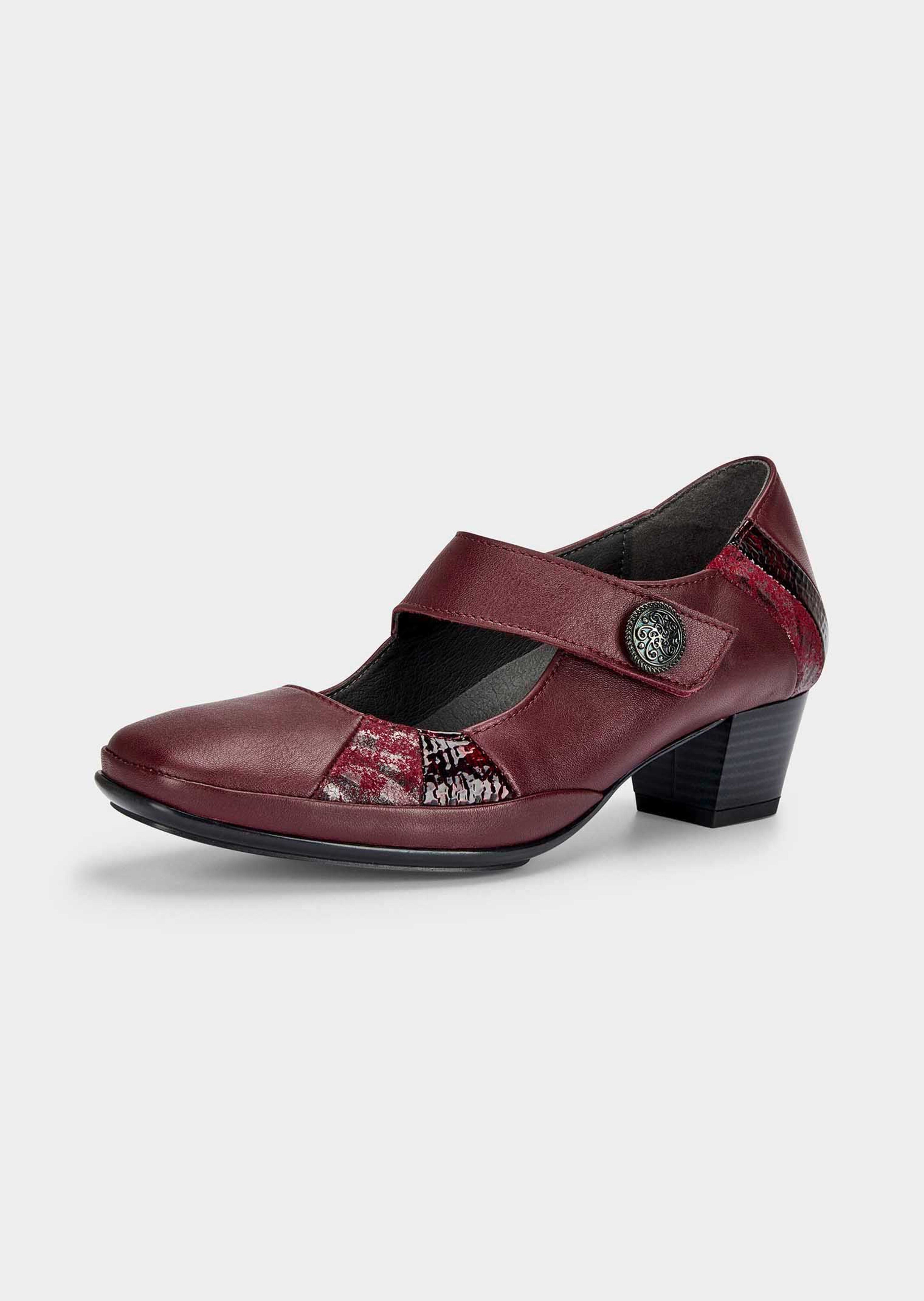Pumps met klittenbandsluiting
