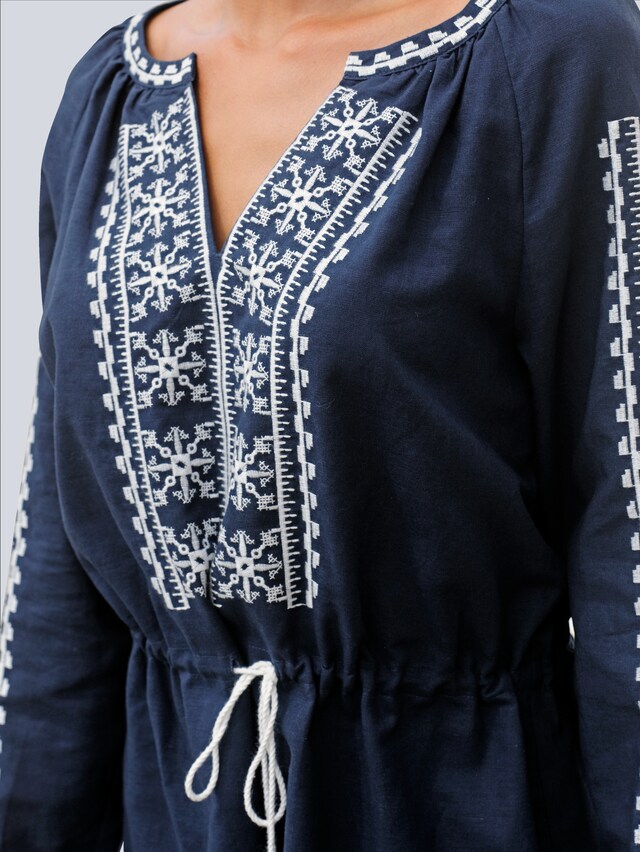 Tunika mit Stickerei besetzt
