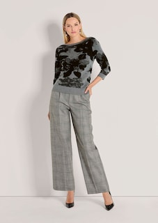 Jacquard-Pullover mit 3/4-Ärmeln thumbnail 2