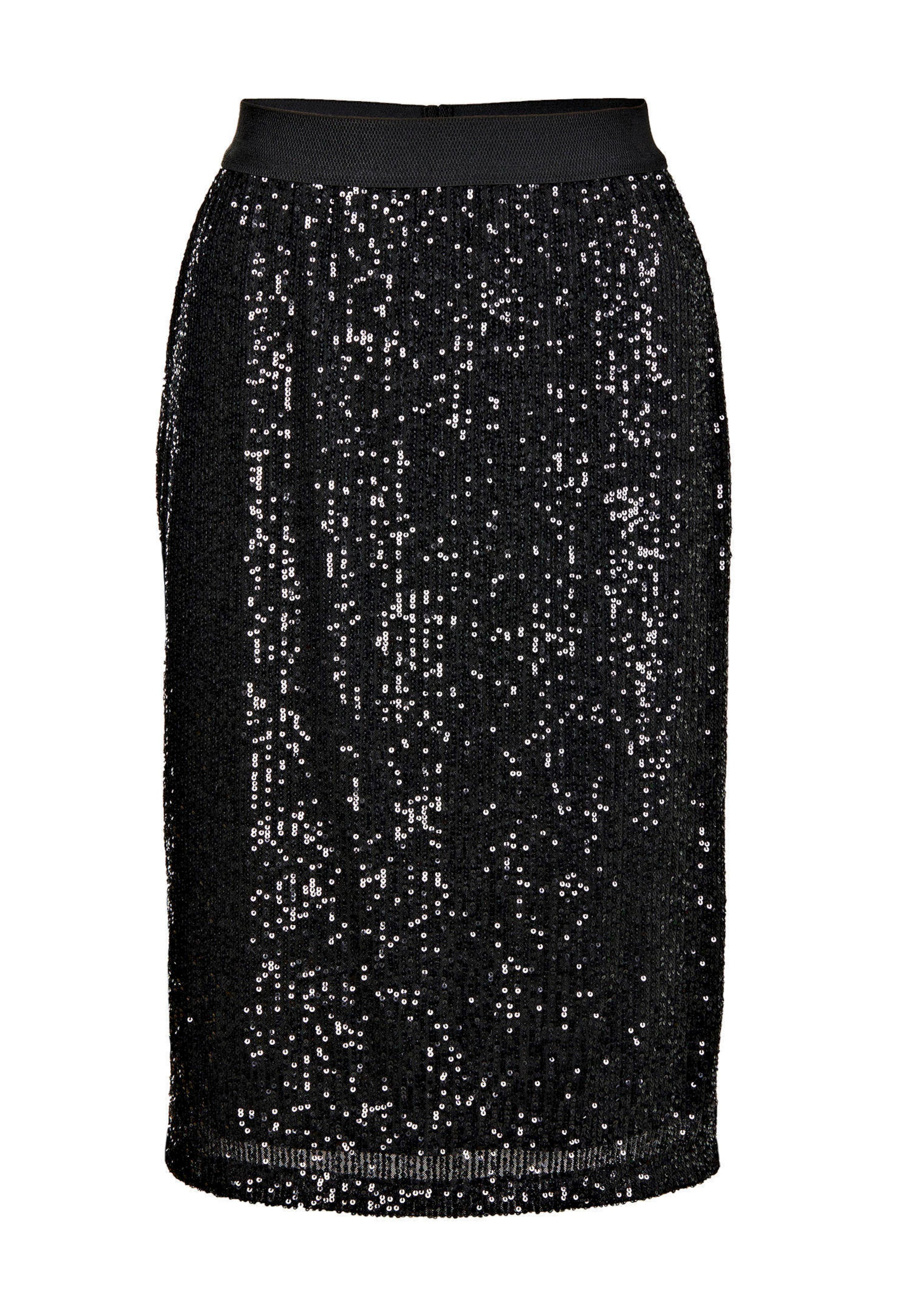 Paillettenrock mit bequemem Schlupfbund