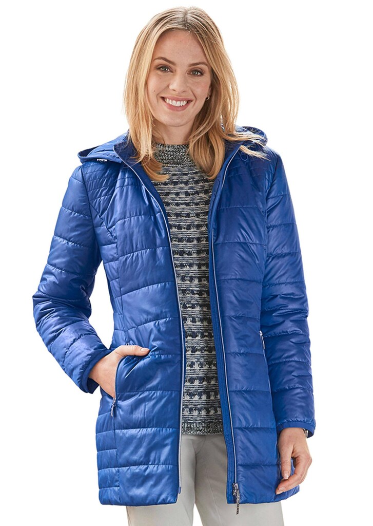 Figurfreundliche Steppjacke mit Kapuze