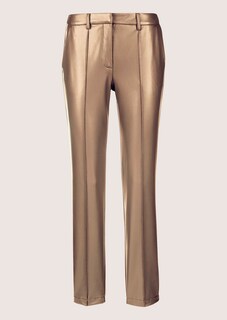 Hose im Leder-Look mit Biesen thumbnail 6