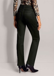 Beschichtete Slim-Jeans mit Schmucknieten thumbnail 3