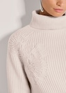 Rollkragen-Pullover mit charmanter Blütenstickerei thumbnail 5