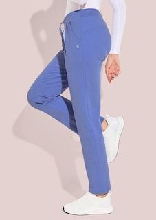 Gerade Freizeithose mit Bindeband thumbnail 3