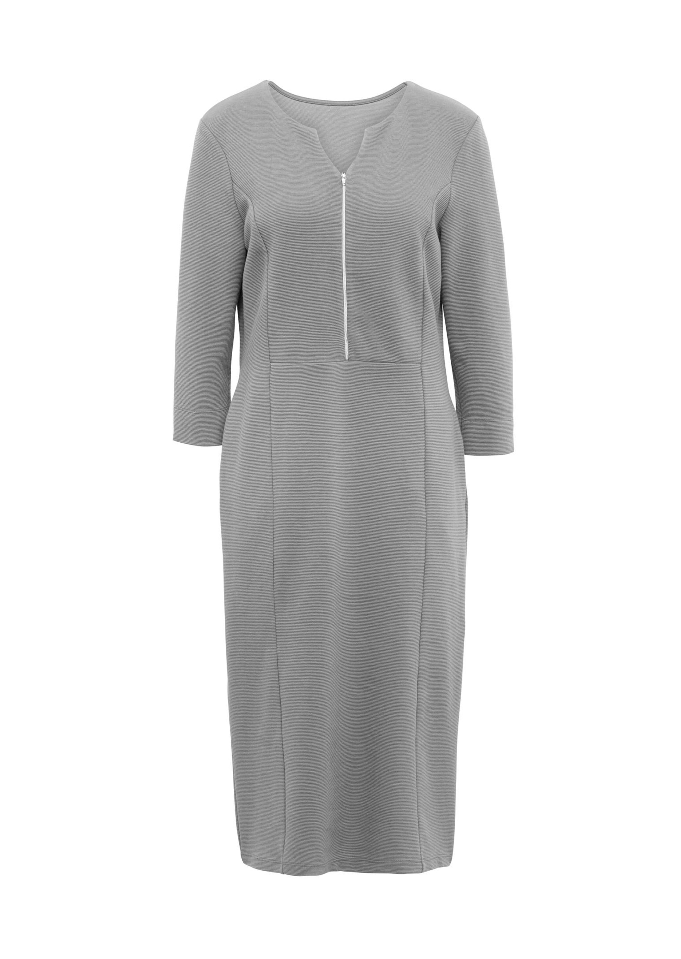Robe aspect chiné - gris / mélangé - Gr. 50 de Goldner Fashion