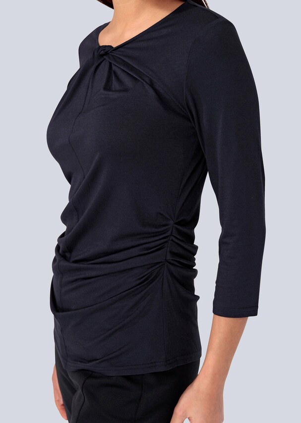 Shirt mit Knotendetail am Ausschnitt