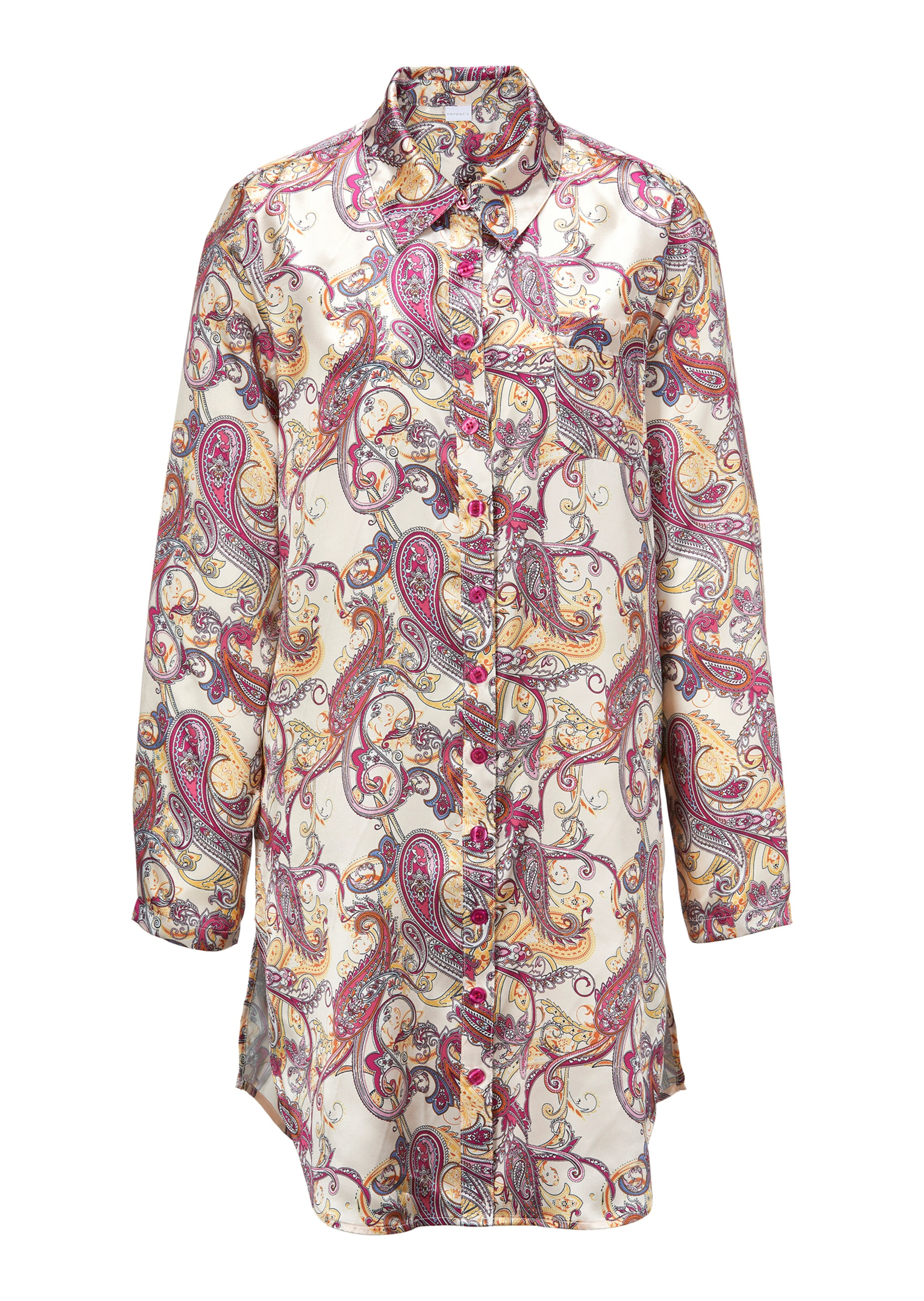 Sleepshirt in glänzender Satinqualität