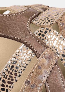 Leder-Sandalen in Flechtoptik thumbnail 3