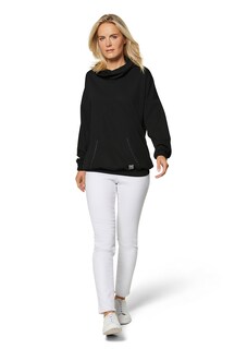Edel-Sweatshirt mit lässigen Oversized-Style thumbnail 2