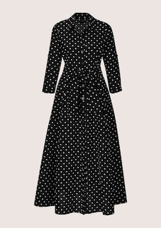 Shirt dress with polka dots thumbnail 6
