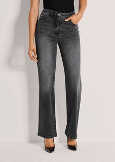 Weite Jeans mit leichtem Bootcut thumbnail 1