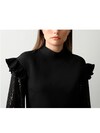 Bluse in angesagtem Materialmix thumbnail 5