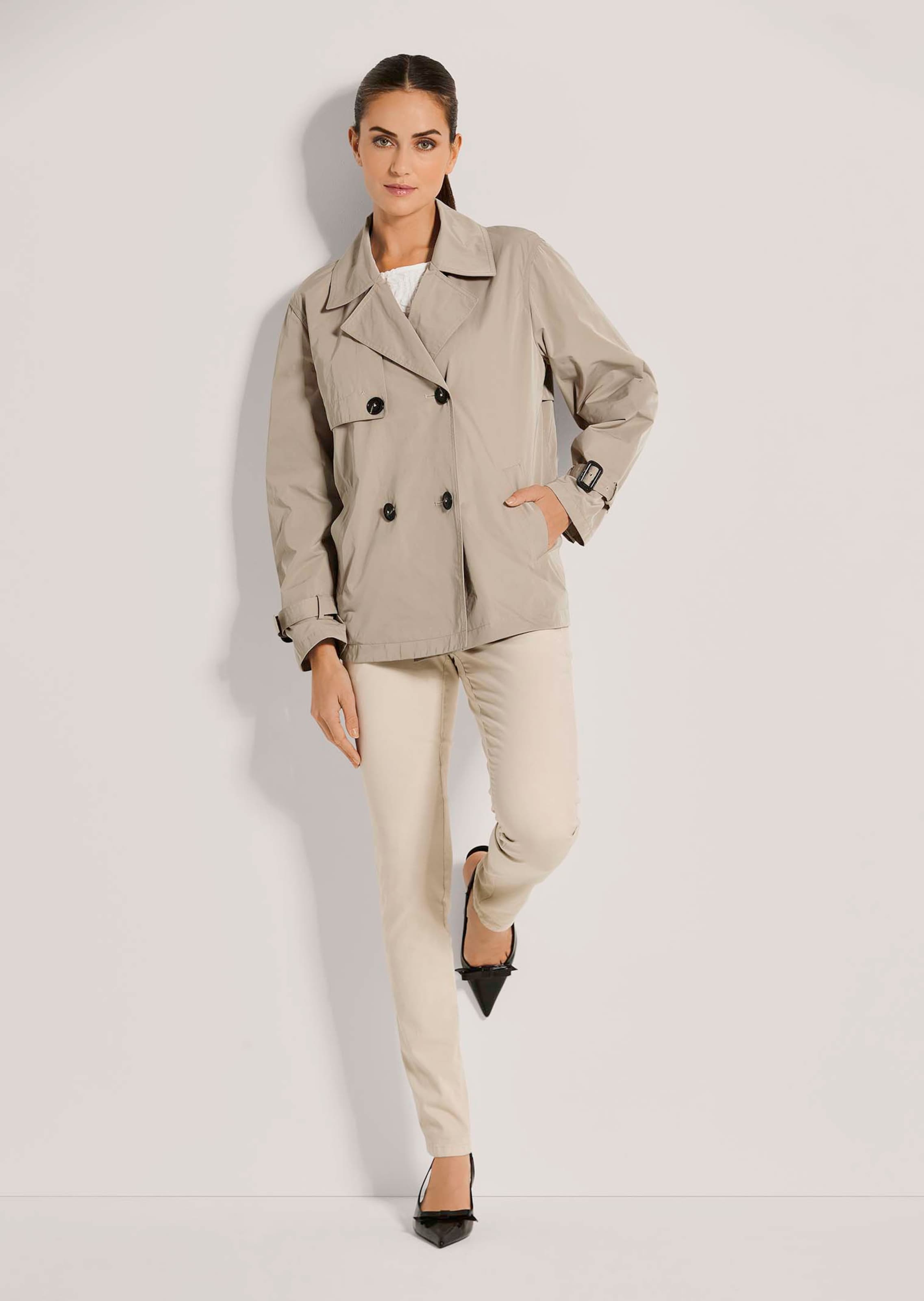ジャケット・アウター ssstein LAYERED SHORT TRENCH COAT 24AW ssstein / シュタイン】LAYERED SHORT TRENCH COAT - BEIGE | 公式通販