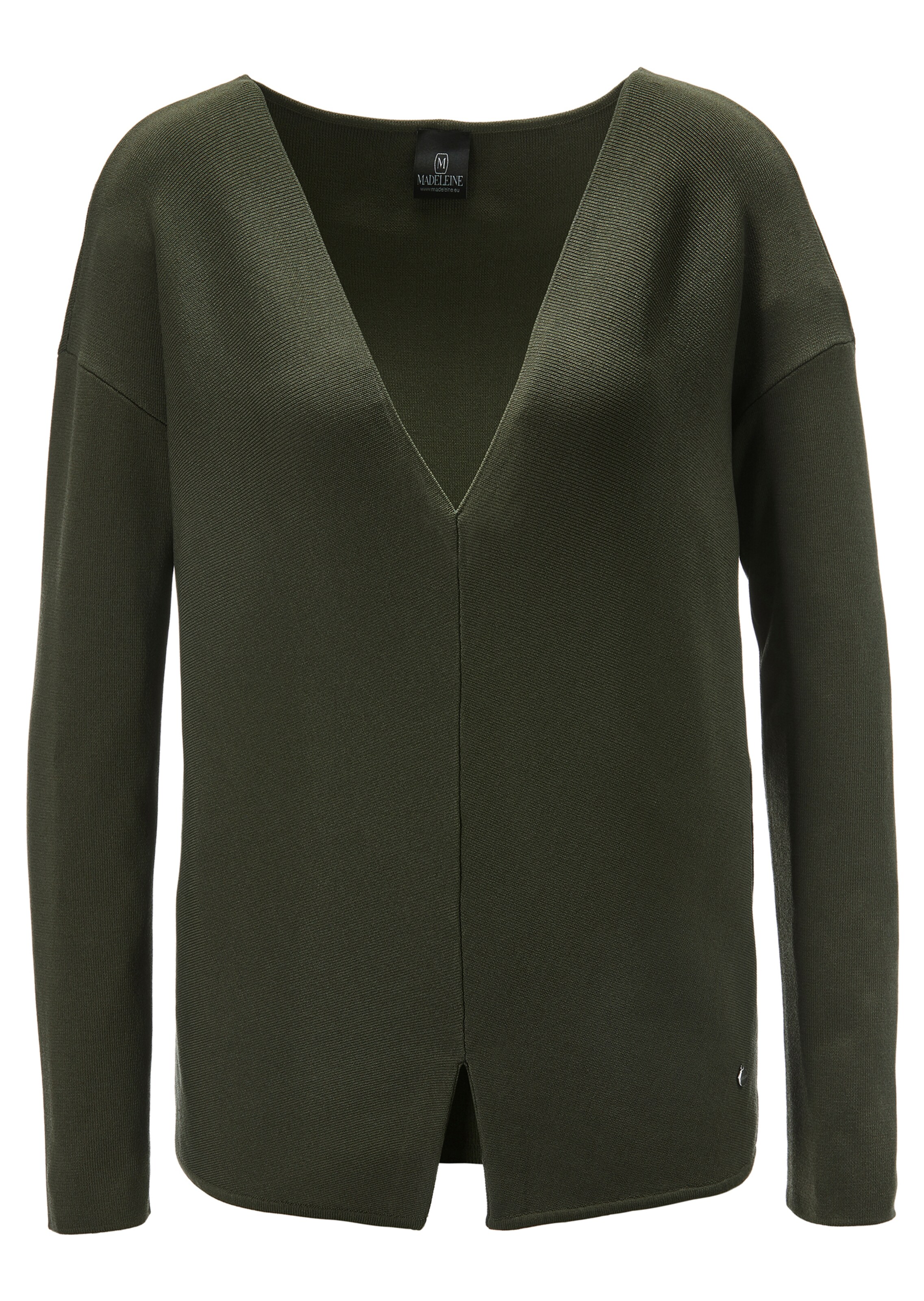 Pull en tricot avec encolure en V