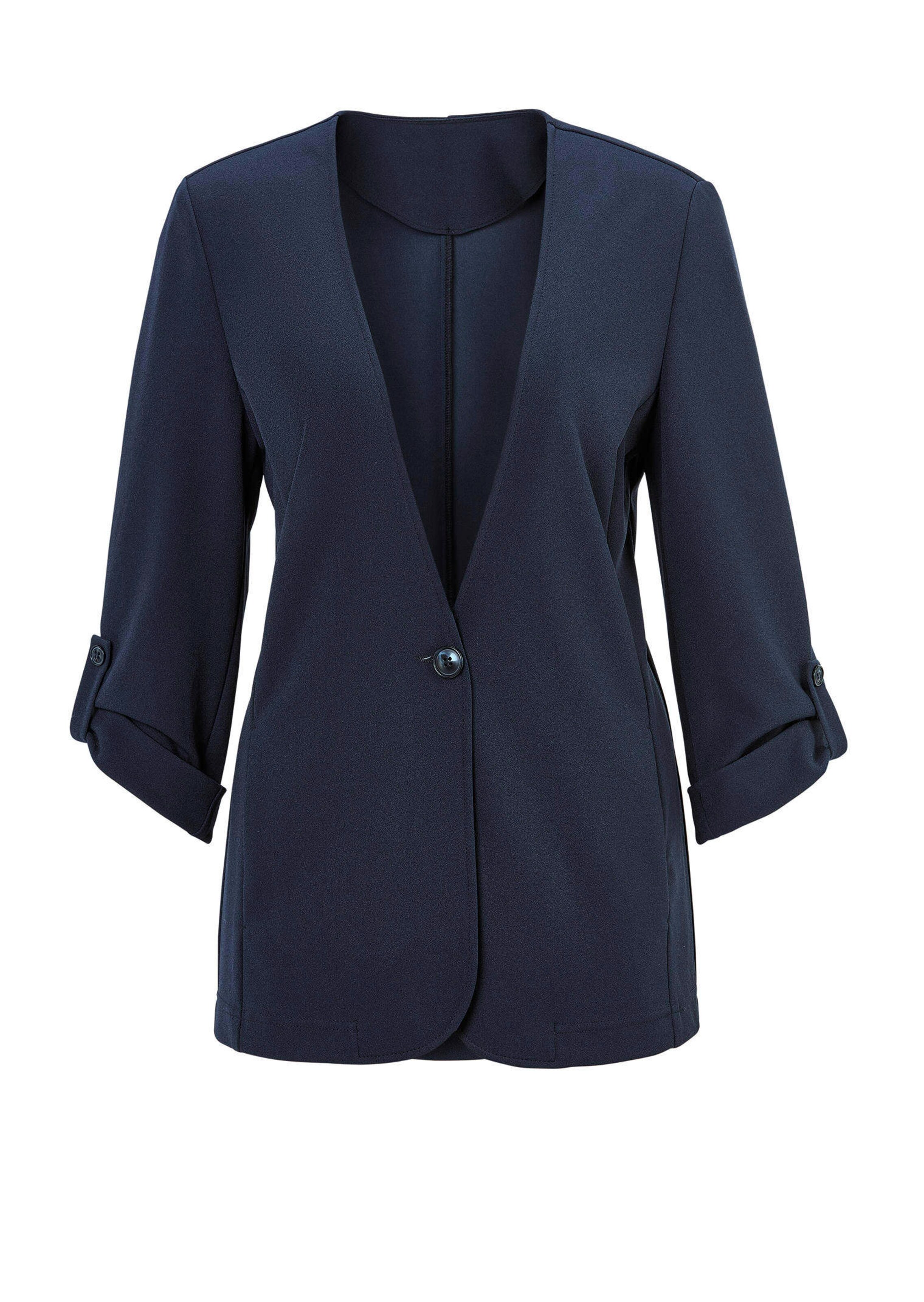 Blazer met cardiganhals
