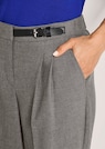 Wide-Leg-Hose mit Zierriegel in Lederoptik thumbnail 5