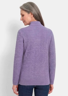 Tricot pullover met troyerkraag thumbnail 3