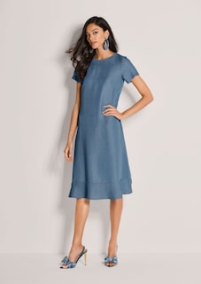 Luftiges Kleid in Jeansoptik thumbnail 2