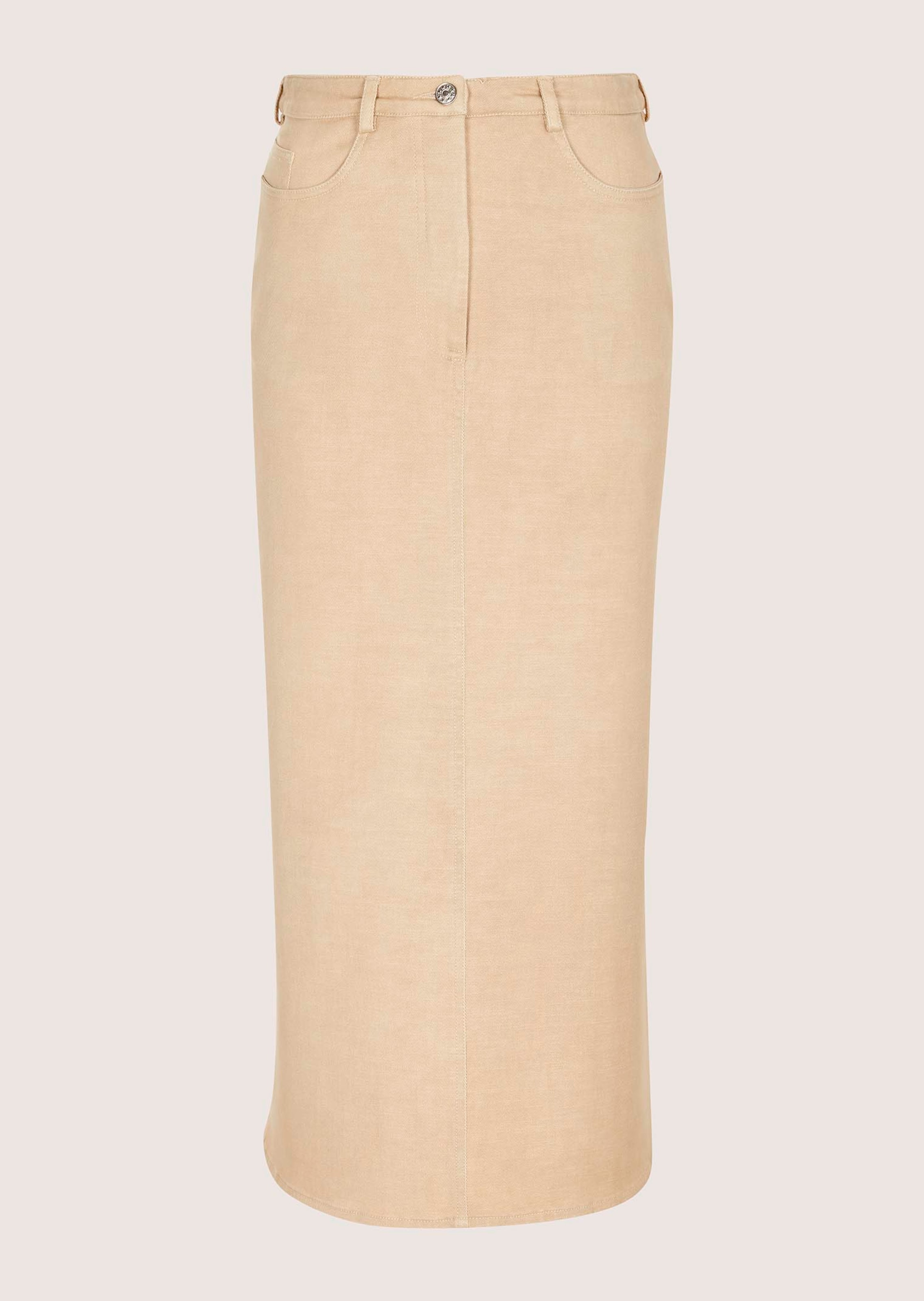 Jupe midi en jean