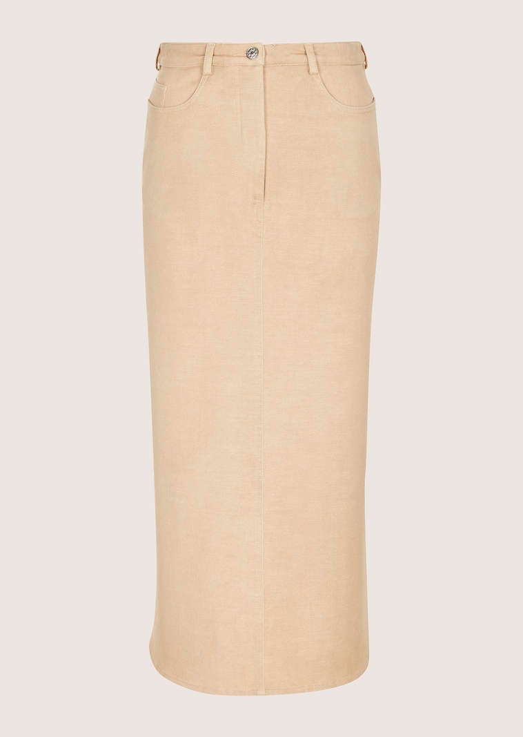 Jupe midi en jean
