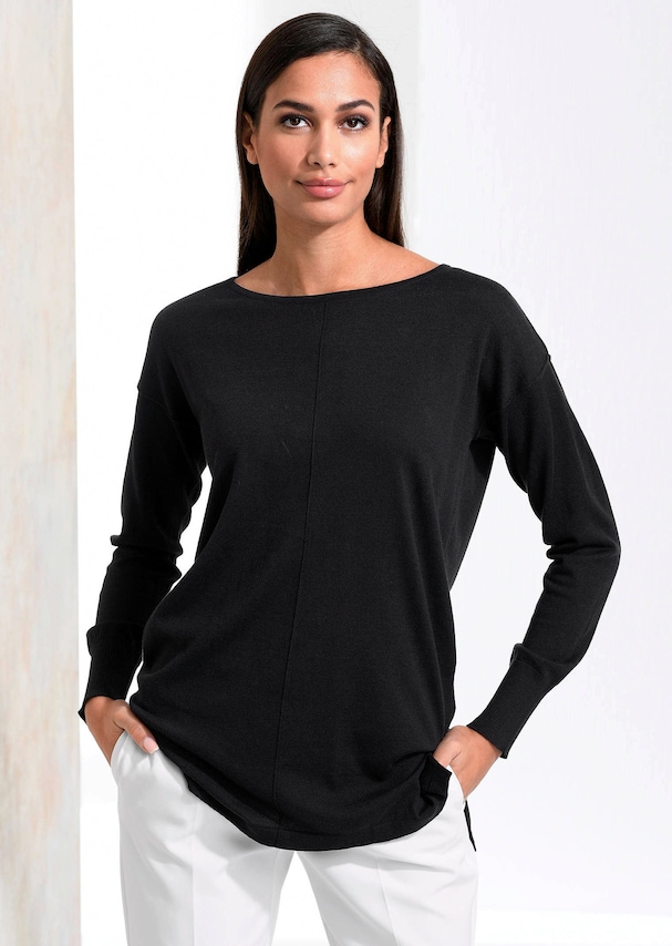 Pullover in softem Glattstrick 2