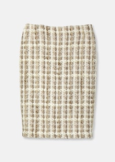 Pencil skirt in elegant tweed thumbnail 6