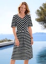 Jersey-Kleid im Marine-Look thumbnail 7