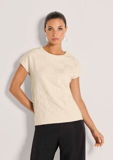 T-shirt en maille à motif original thumbnail 1