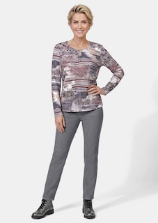 Tricot shirt met print thumbnail 2