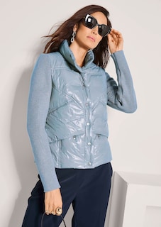 Steppjacke mit Strick-Einsätzen thumbnail 4