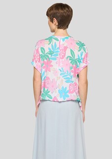 Blouse estivale avec lien de serrage à la base thumbnail 3