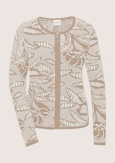 Jacquard-Strickblazer mit Reißverschluss thumbnail 6