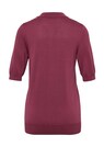Tricot pullover met korte mouwen en mooie kraag thumbnail 4